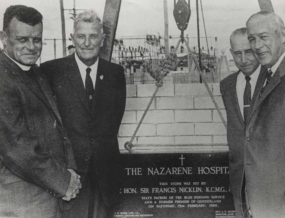 Foundation Stone at Nazarene Hospital