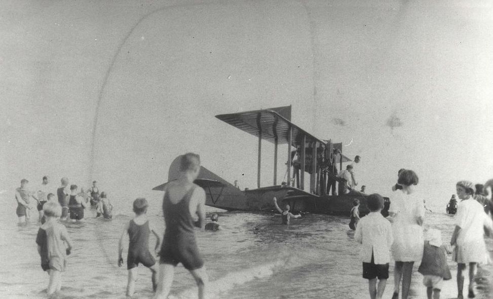 Seaplane at Margate Beach