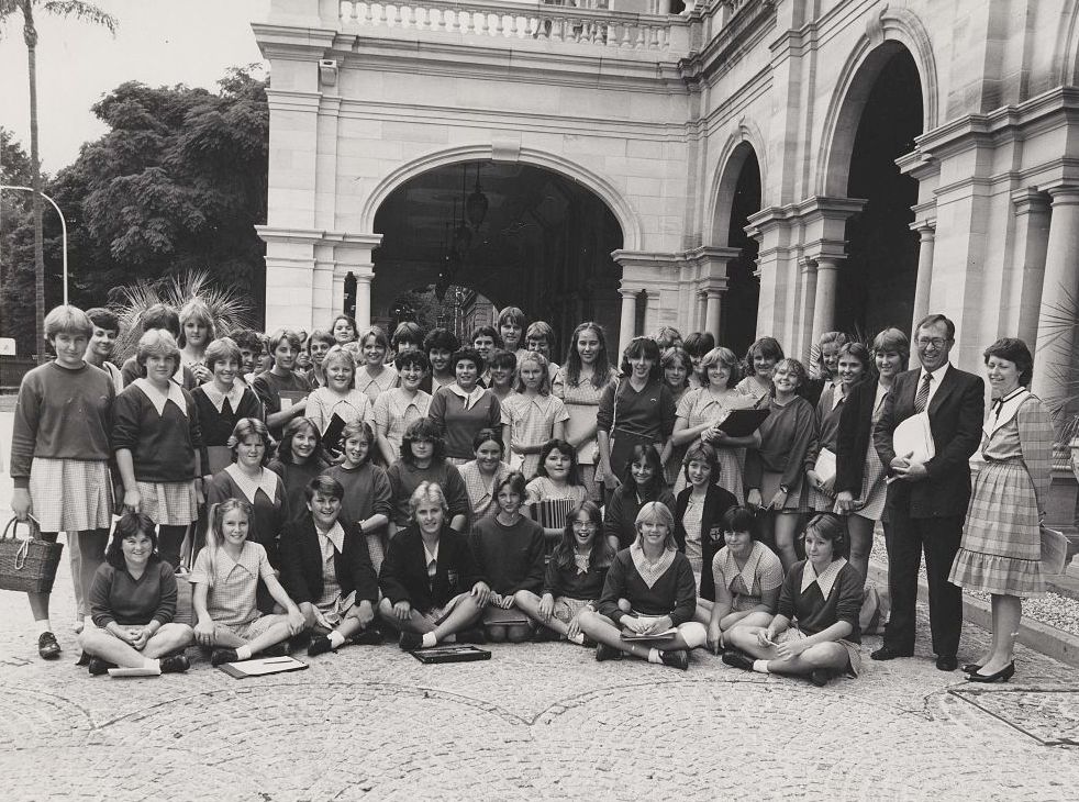 Students at Parliament House