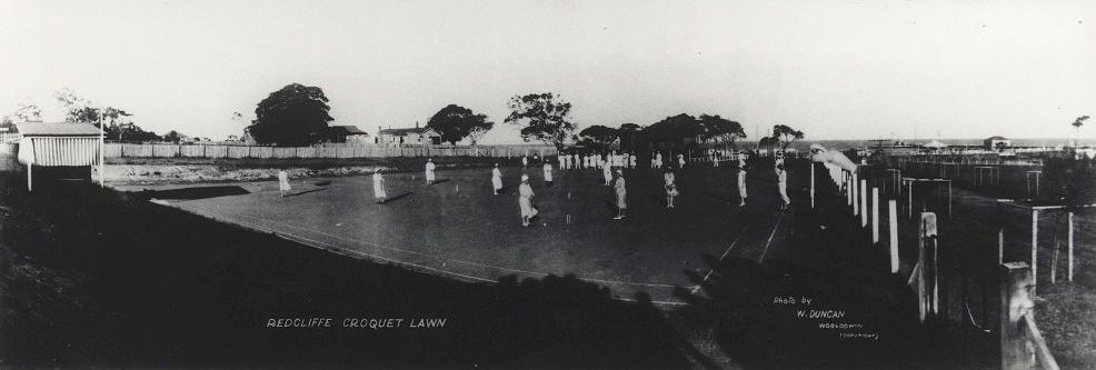Redcliffe Croquet lawn