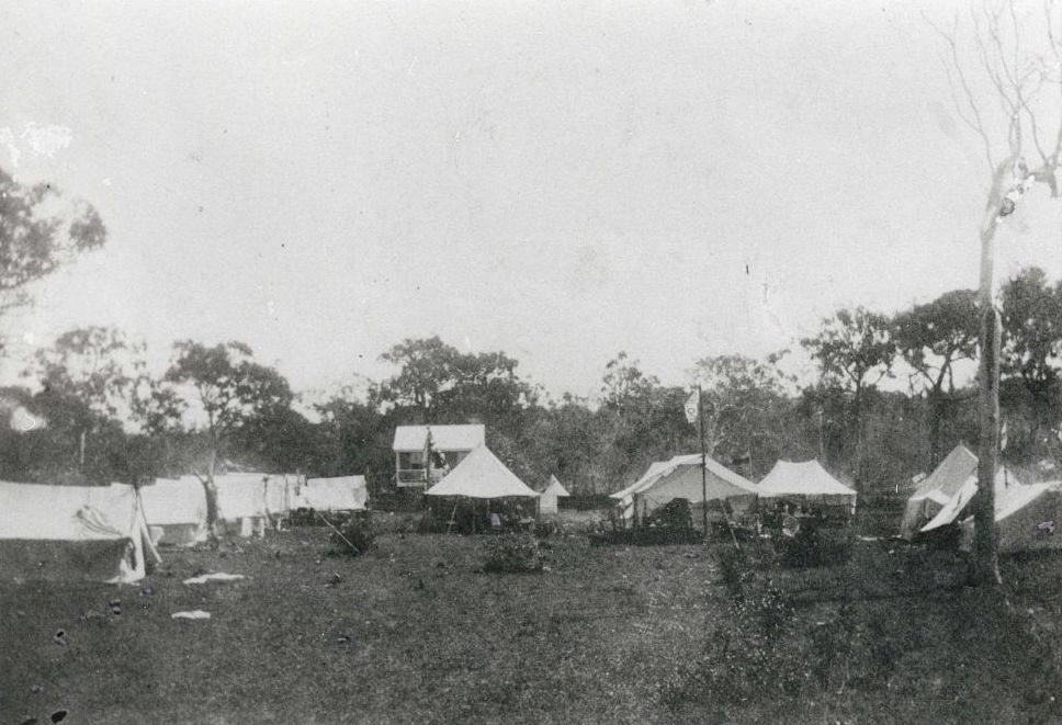 Camping at Redcliffe