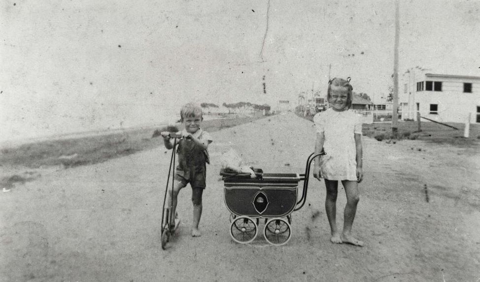 Children with pram