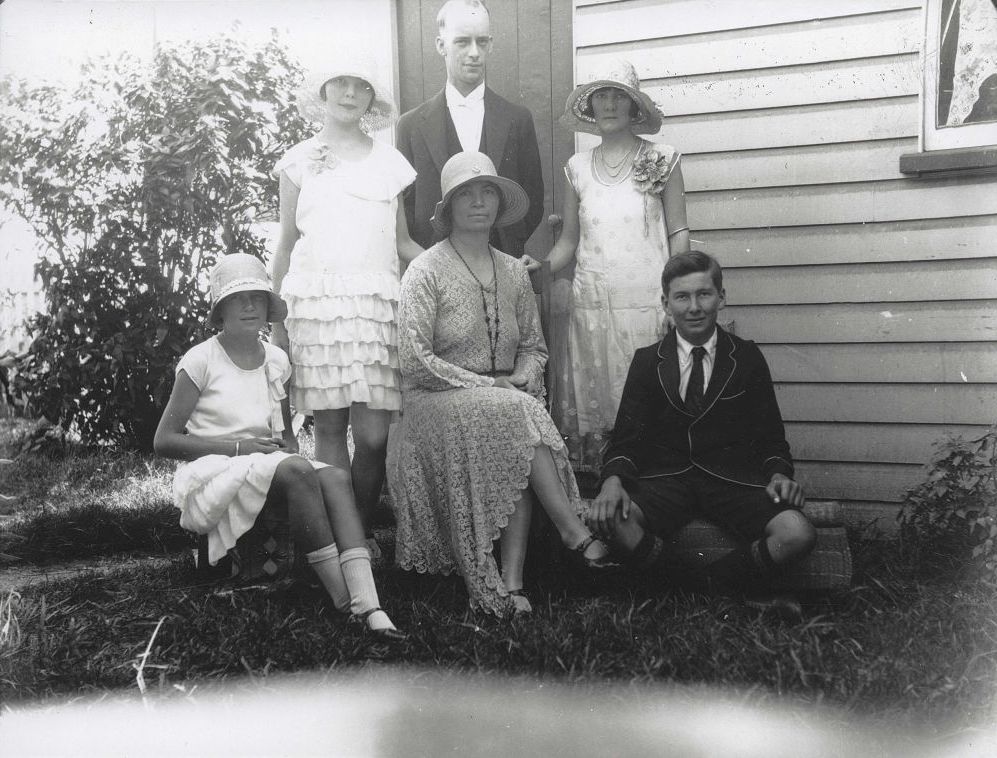 Mrs Ferguson and family
