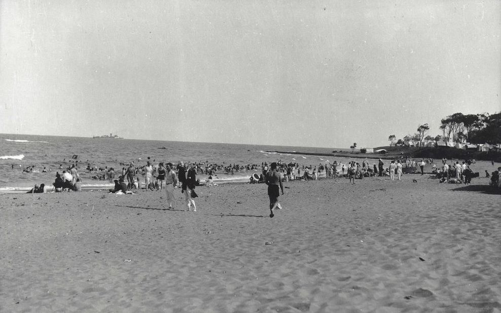 At the beach