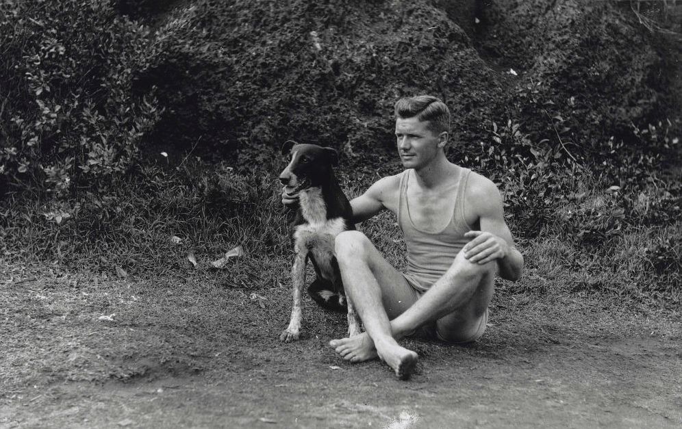 Man and dog
