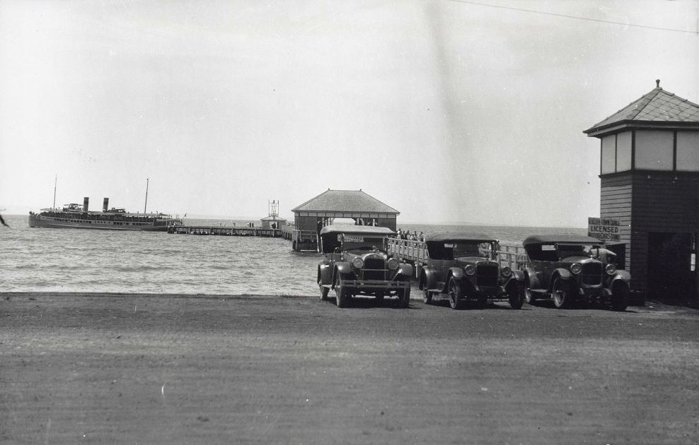 At the jetty