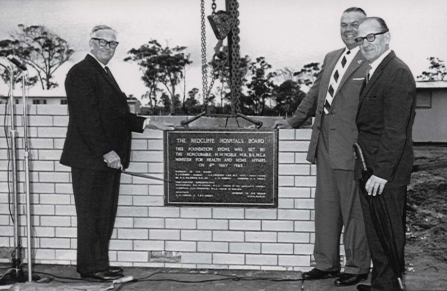 Laying the foundation stone