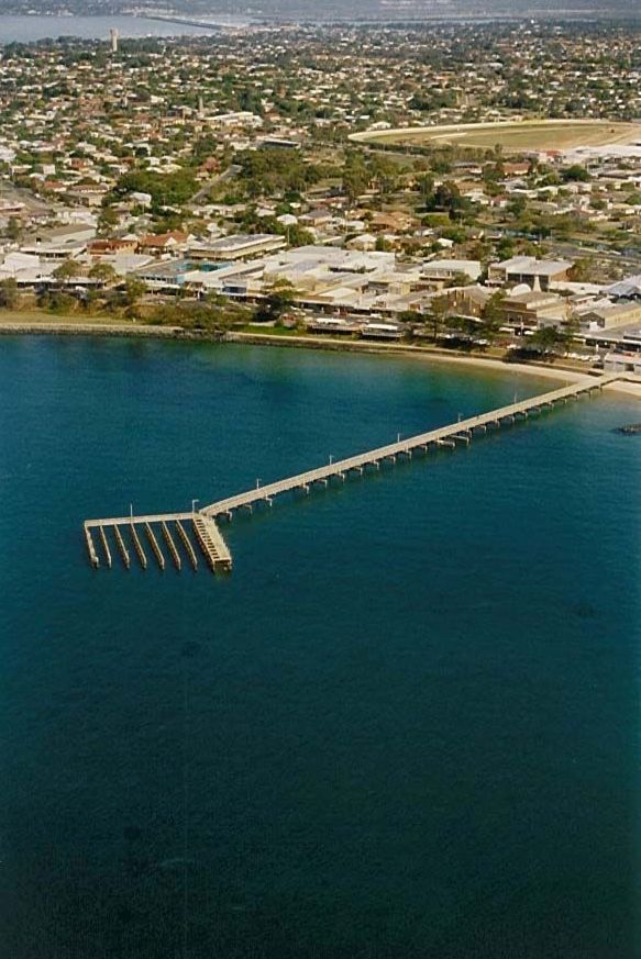 Redcliffe Jetty from above