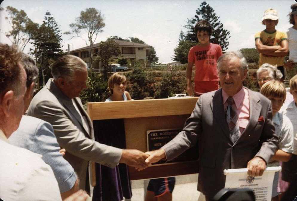 An official handshake