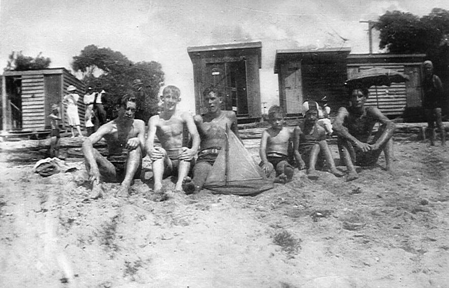 Juster boys at the beach