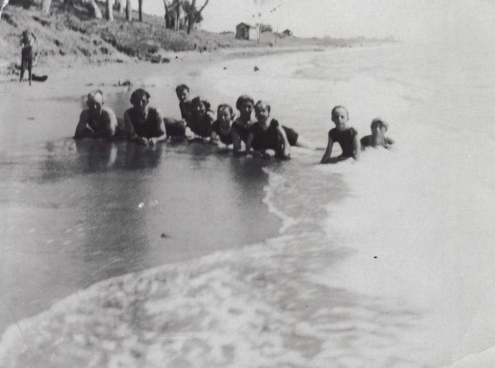 At water's edge