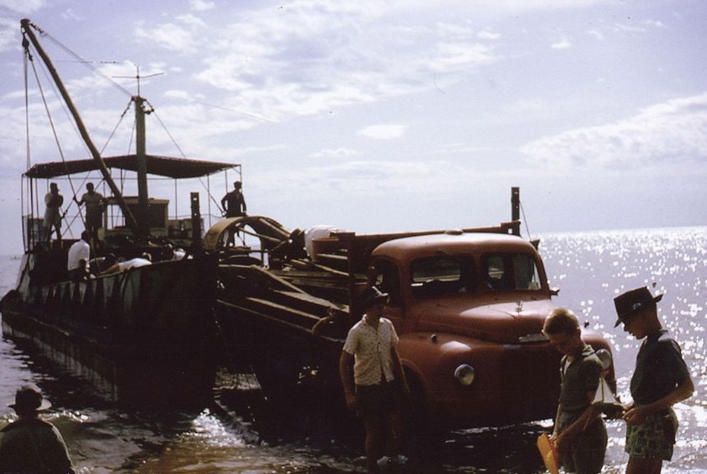 Loading the barge