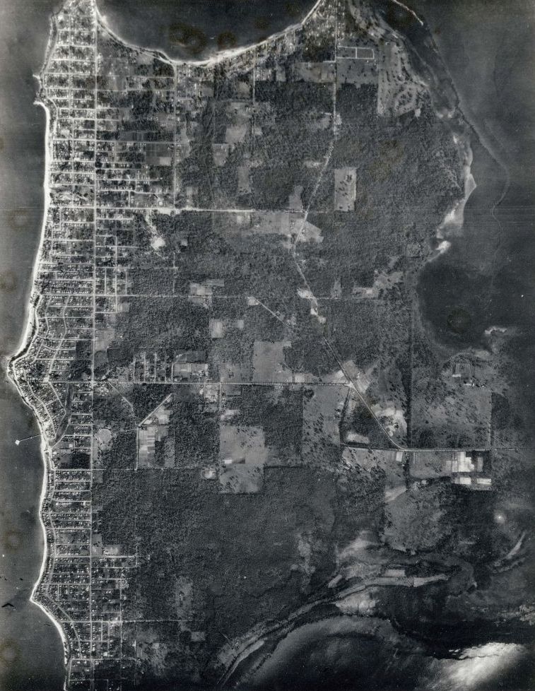 Redcliffe Peninsula from the air