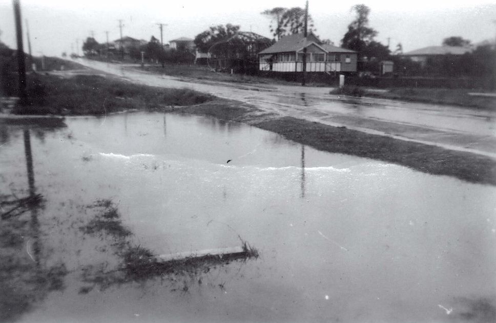 Scarborough in the wet
