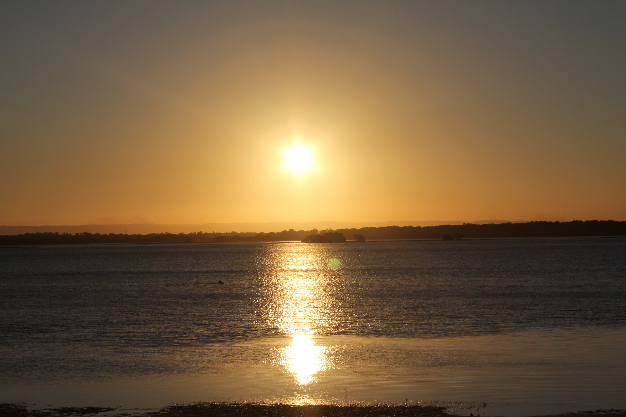 Sunset on Pumicestone Passage - 2011
