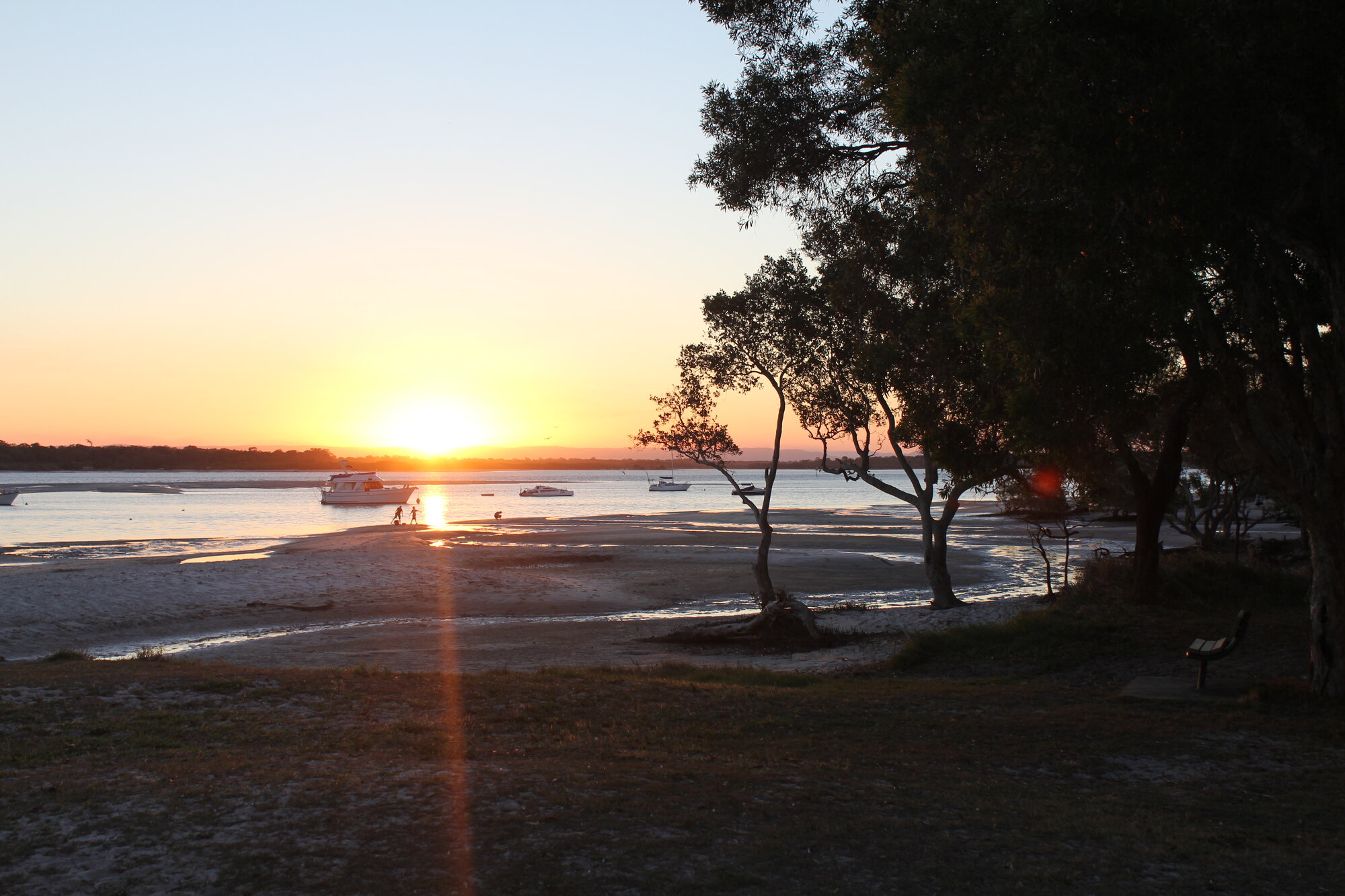 Sunset on Pumicestone Passage - 2011