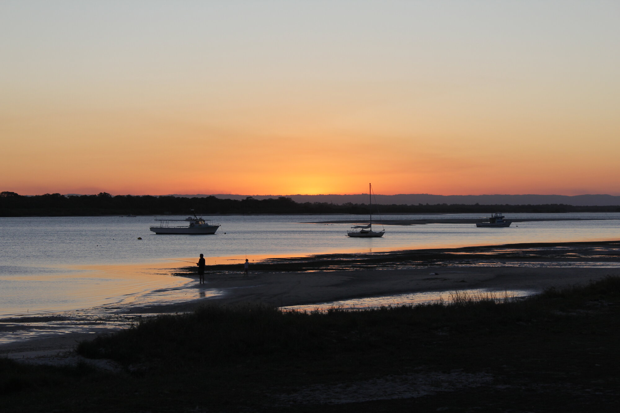 Sunset on Pumicestone Passage - 2011