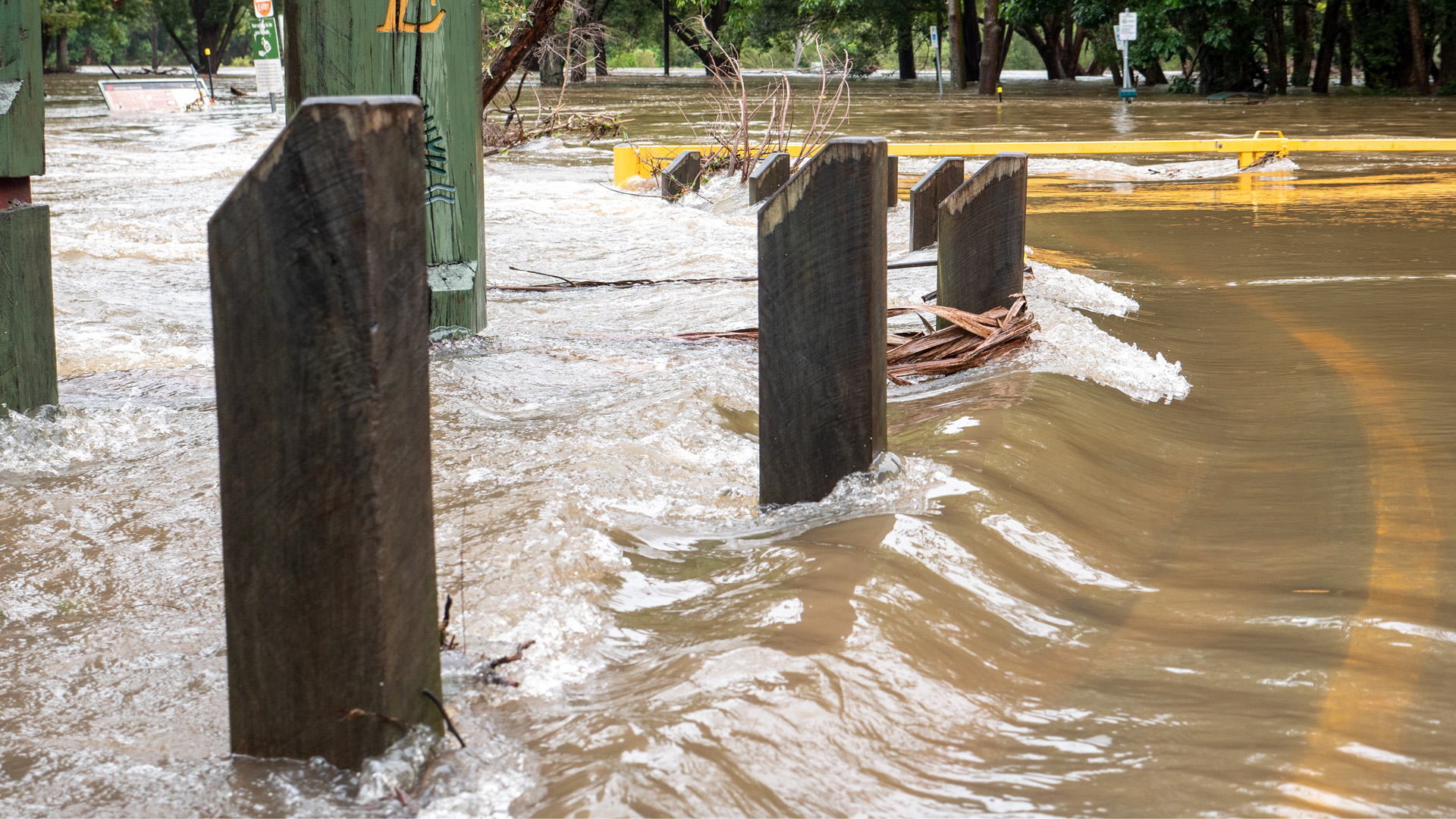 Sweeney Reserve, Petrie - Flooding - May 2022