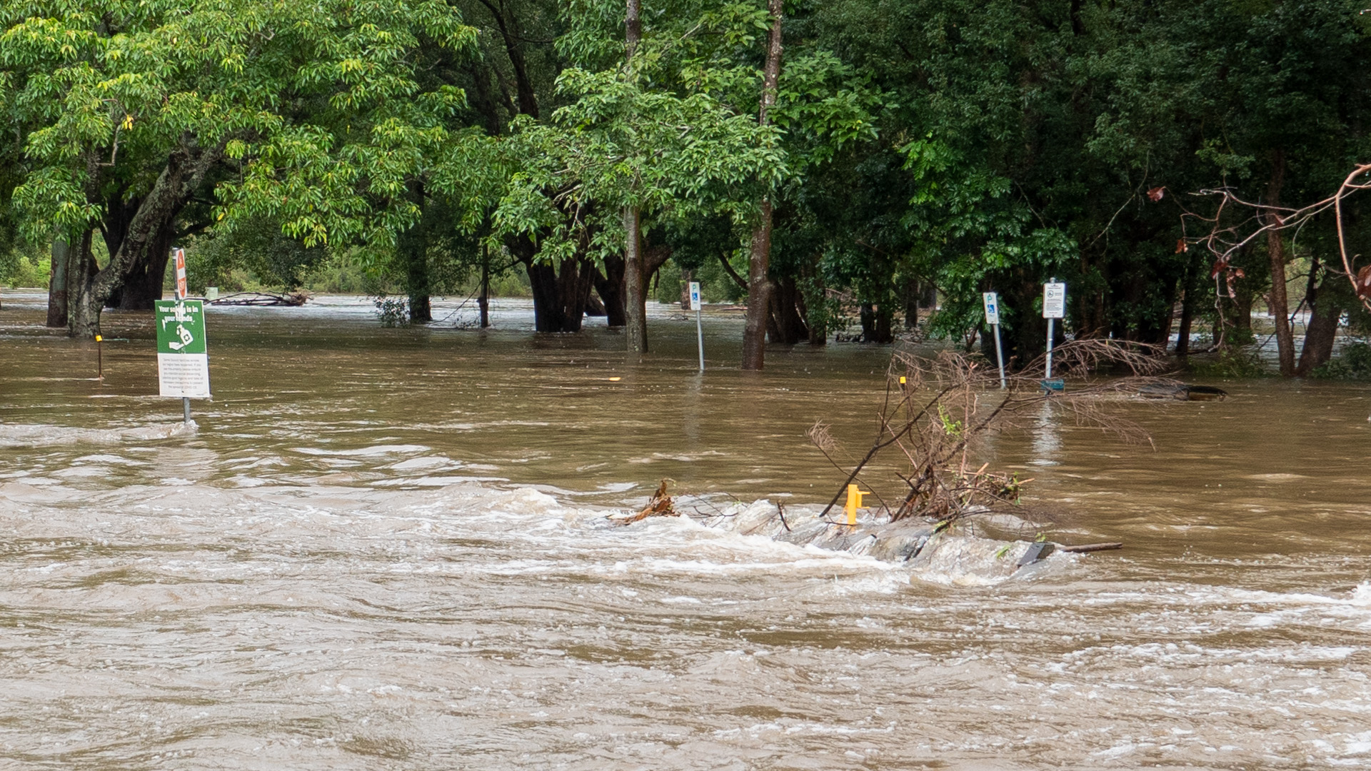 Sweeney Reserve, Petrie - Flooding - May 2022