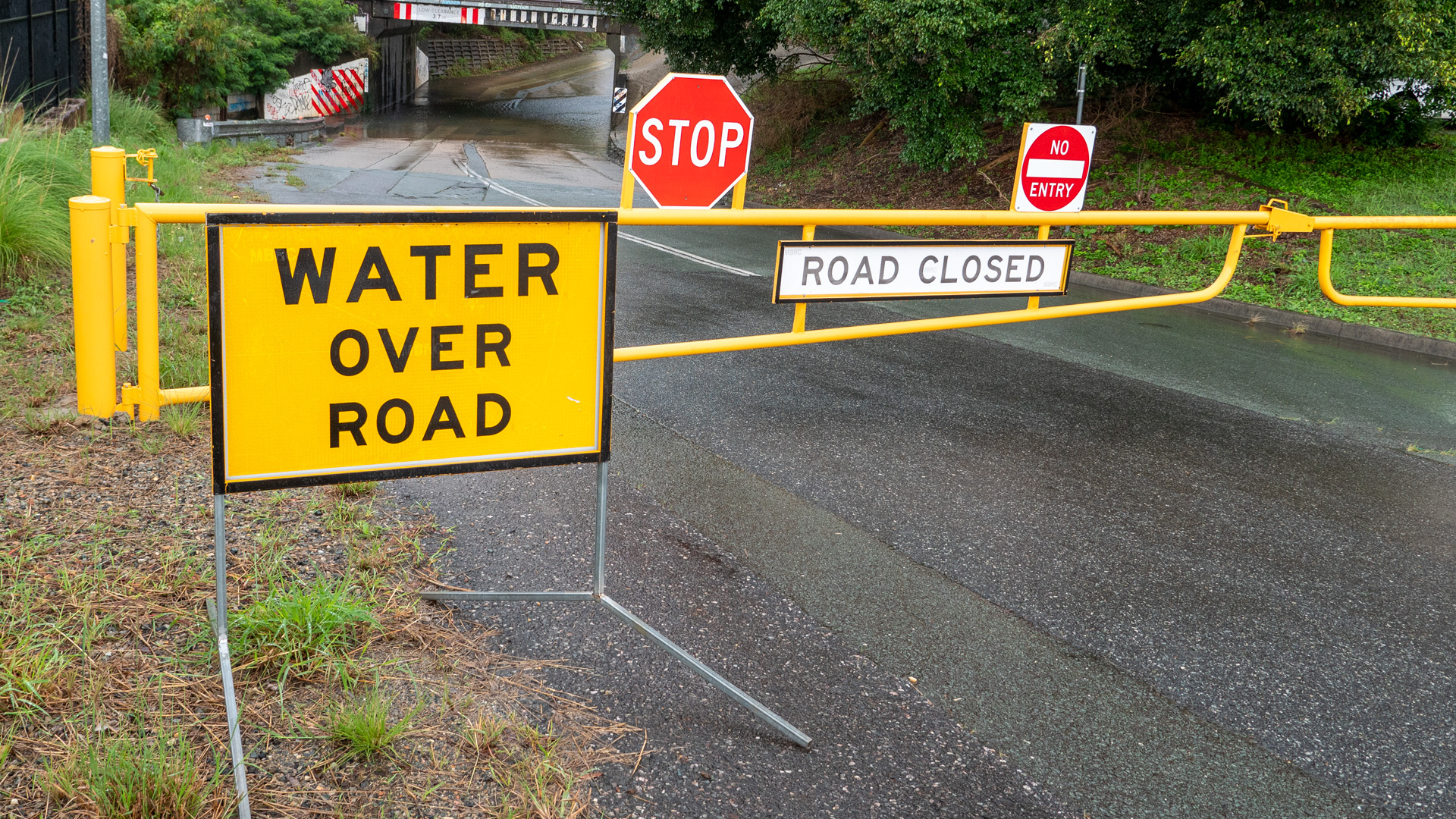Flooding Mott Street, Strathpine - May 2022