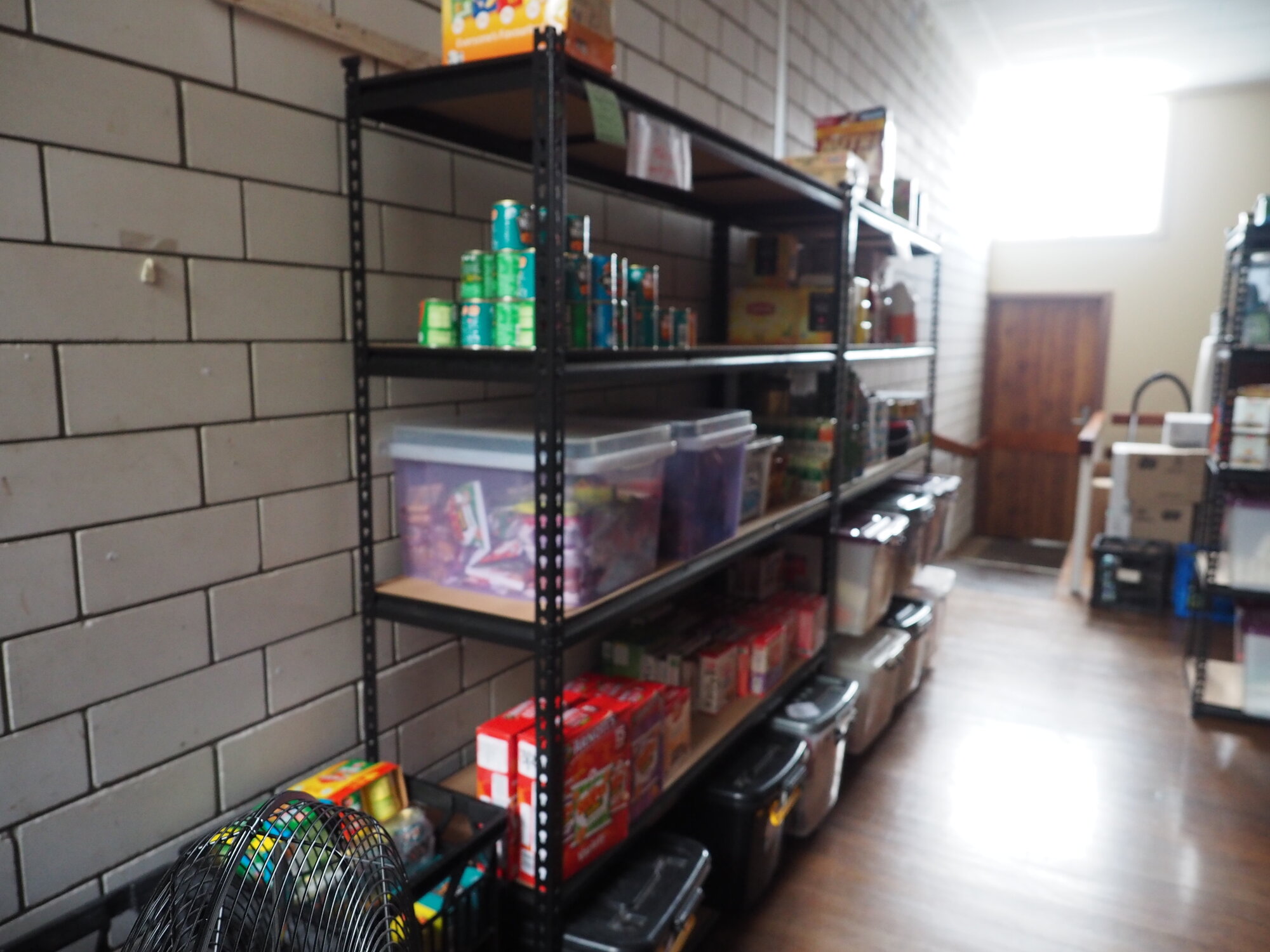 Storage room for food