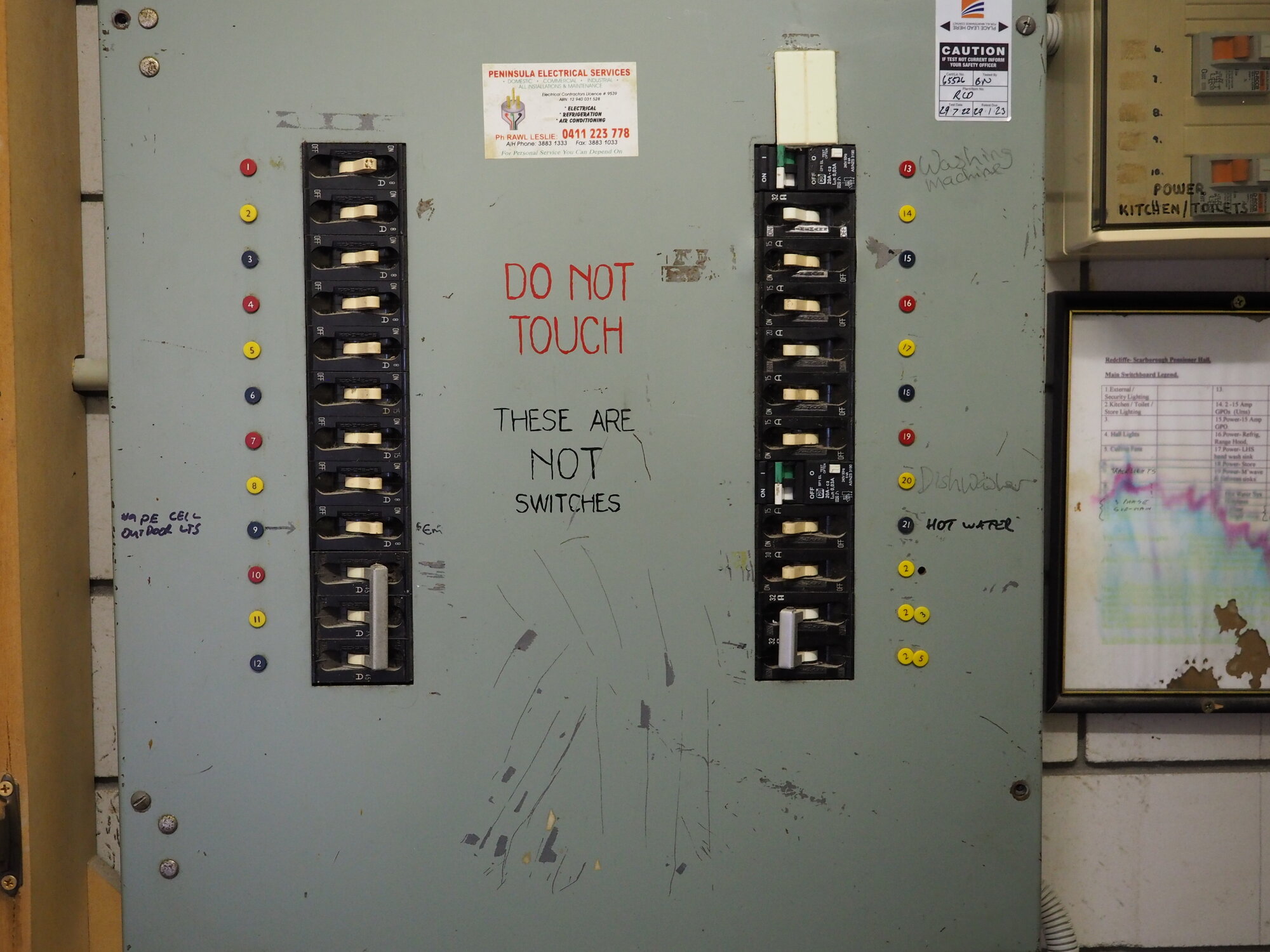 Main switchboard