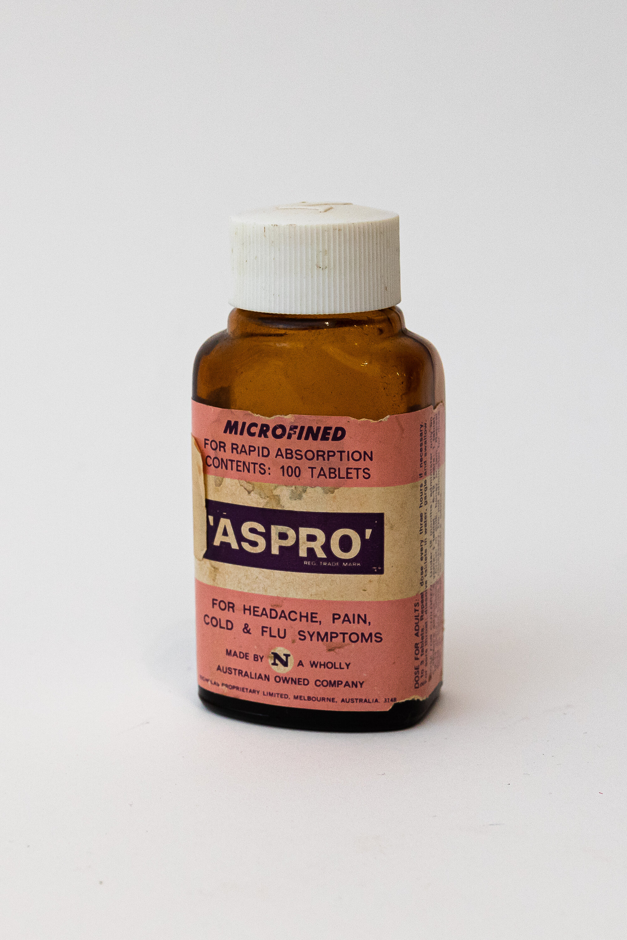 Aspro bottle