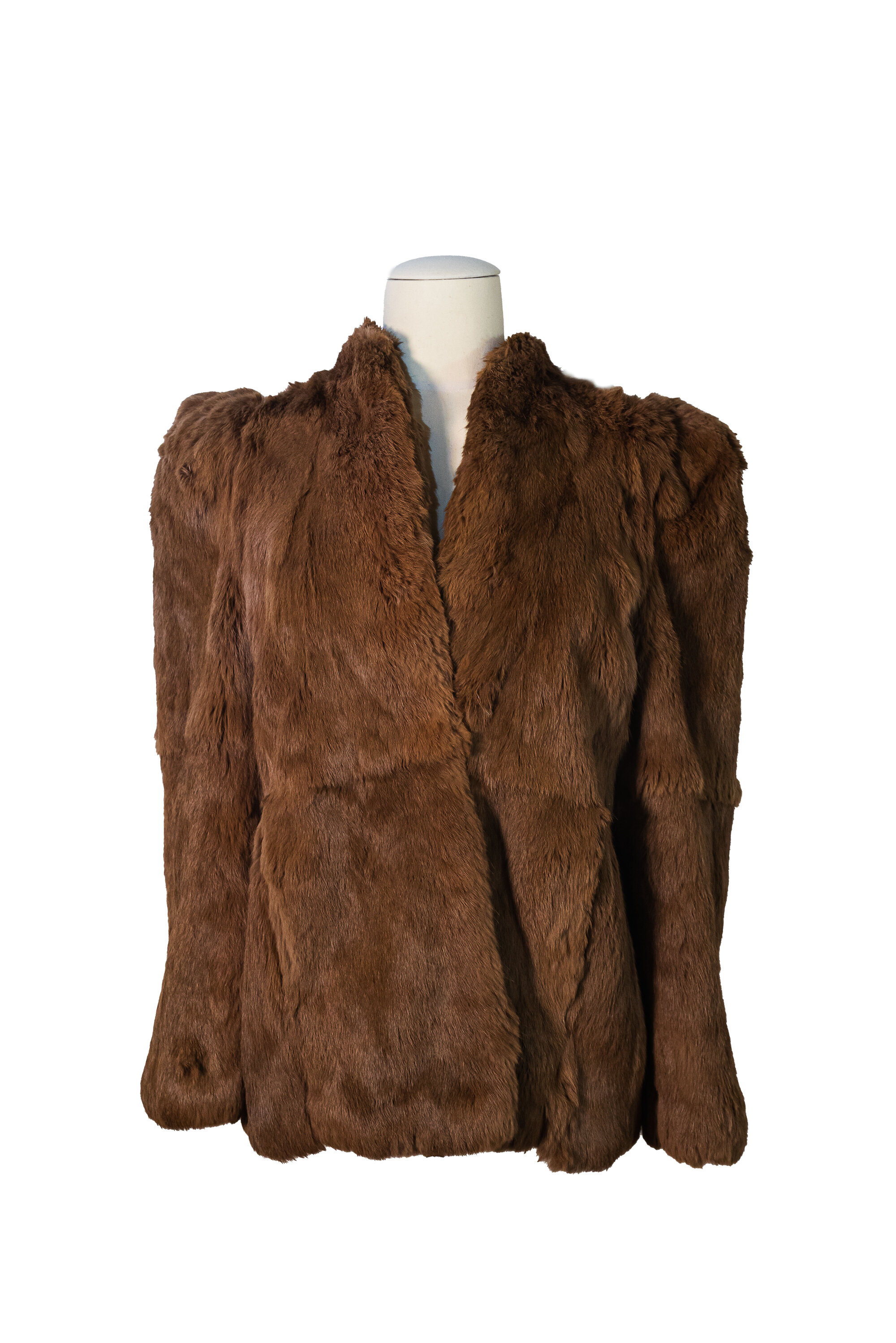 Rabbit fur coat