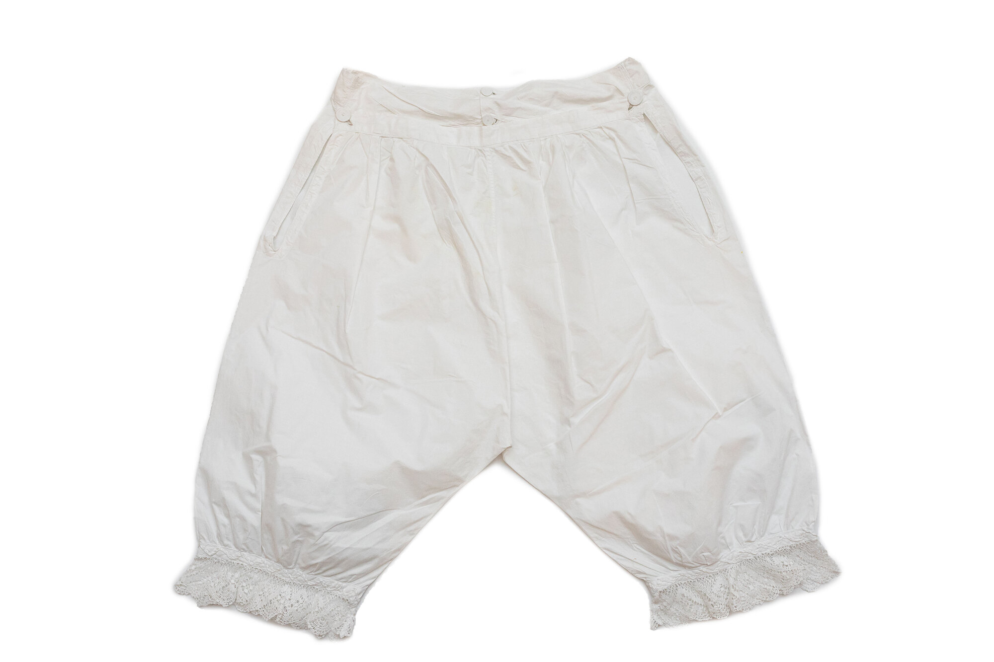 Closed-crotch bloomers or drawers