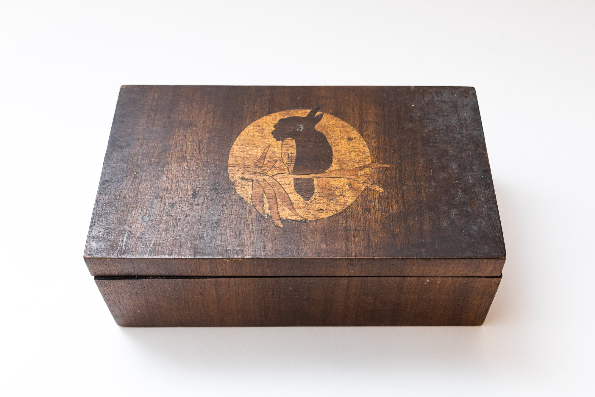 Wooden jewellery box