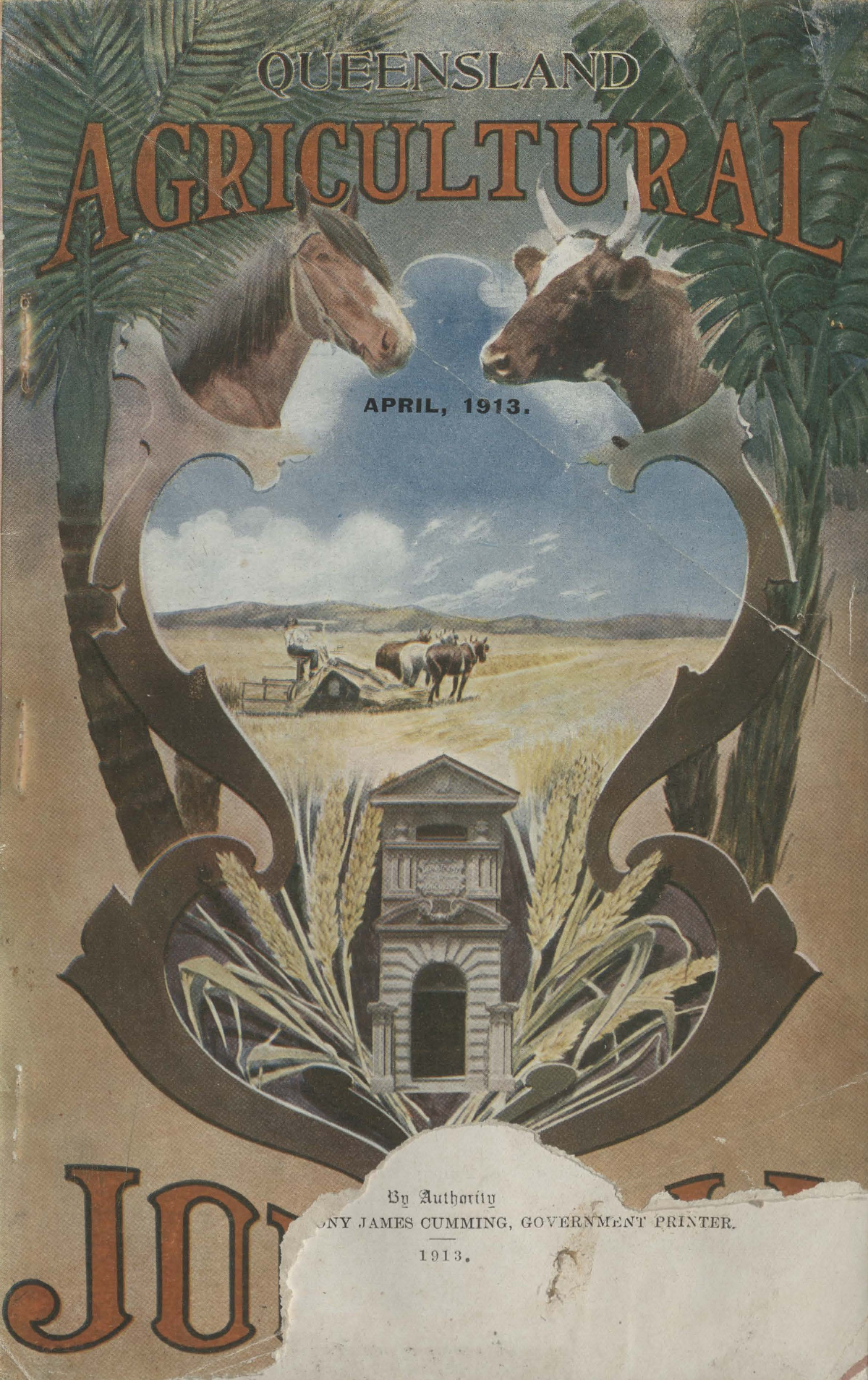 Queensland Agricultural Journal - April 1913