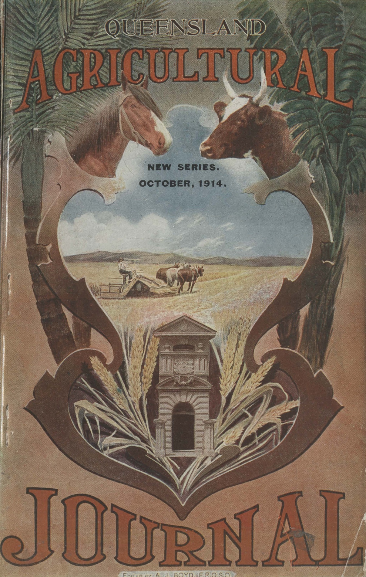 Queensland Agricultural Journal - October 1914