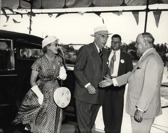 Sir Robert Menzies (Prime Minister of Australia) Visit