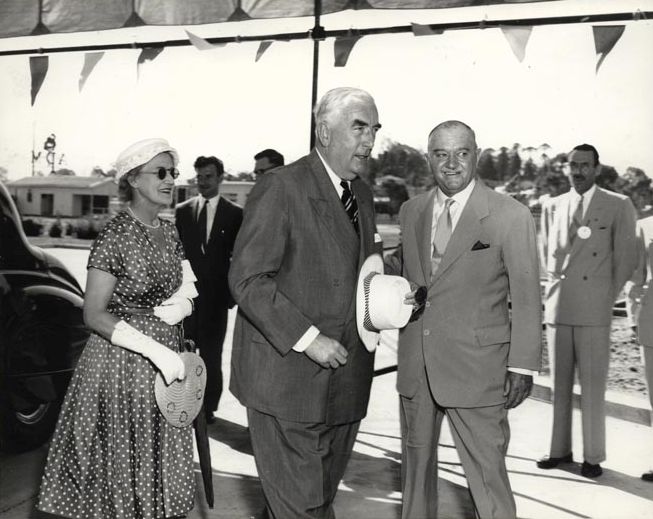 Sir Robert Menzies (Prime Minister of Australia) Visit