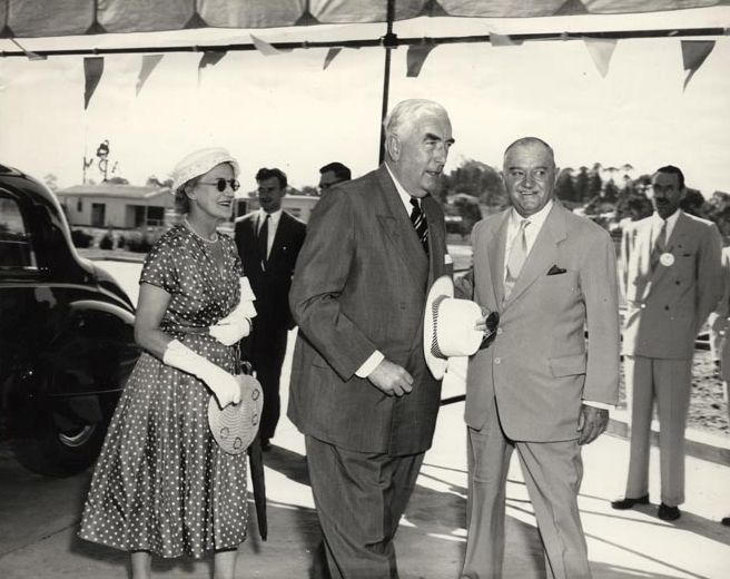 Sir Robert Menzies (Prime Minister of Australia) Visit