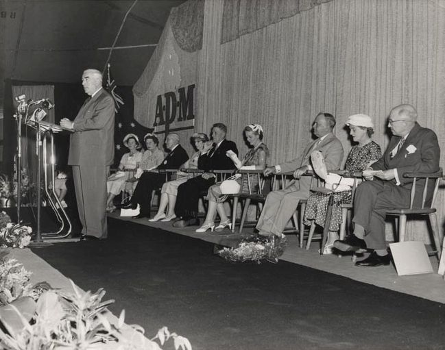 Sir Robert Menzies (Prime Minister of Australia) Visit