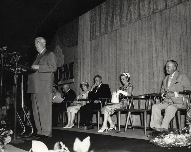 Sir Robert Menzies (Prime Minister of Australia) Visit