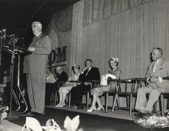 Sir Robert Menzies (Prime Minister of Australia) Visit