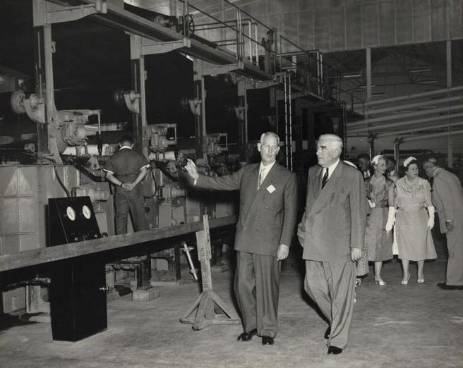 Sir Robert Menzies (Prime Minister of Australia) Visit