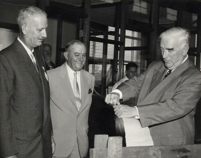 Sir Robert Menzies (Prime Minister of Australia) Visit