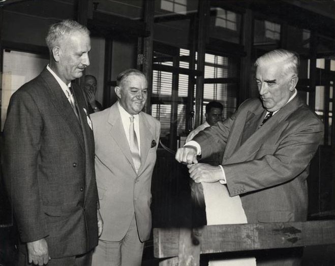 Sir Robert Menzies (Prime Minister of Australia) Visit