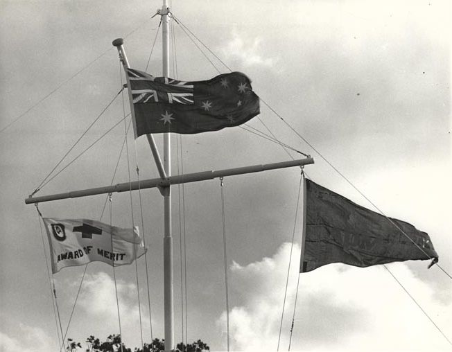 Petrie Mill - Flagpole - 1973