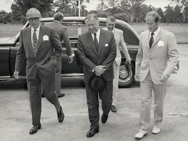 Visit by the Governor of Queensland - Sir Colin Thomas Hannah