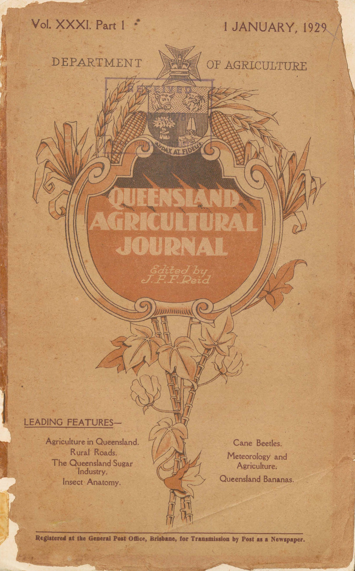 Queensland Agricultural Journal - January 1929
