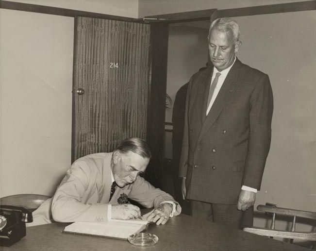 Visit by the Governor of Queensland - Sir Henry Abel Smith