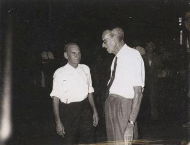 Two Old Friends Say Goodbye