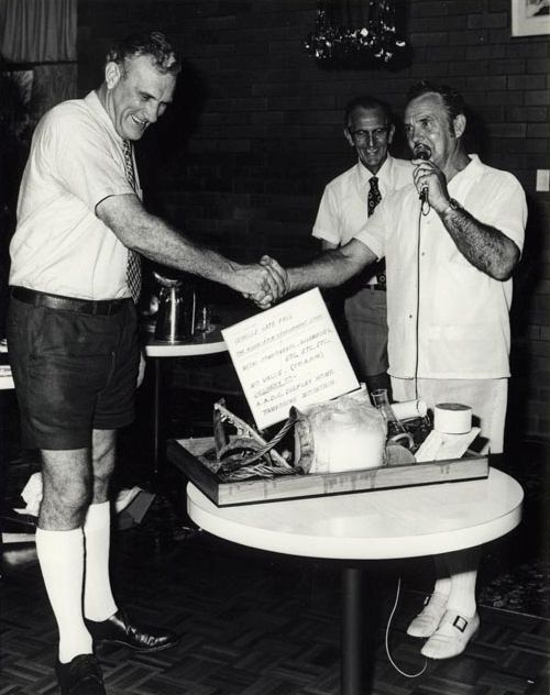 Retirement of M.E. Allan, Technical Superintendent at Petrie