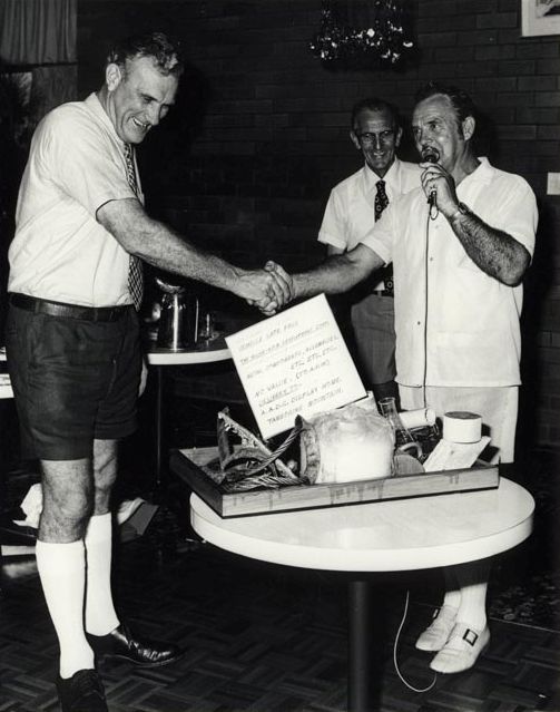 Retirement of M.E. Allan, Technical Superintendent at Petrie