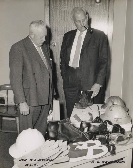 Honourable K.J. Morris, M.L.A. and Mr A.S. Gehrmann