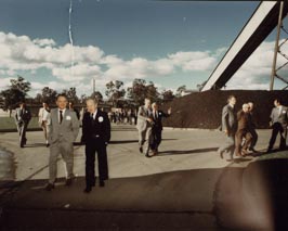 Visit by the Premier of Queensland, Sir Joh Bjelke-Petersen